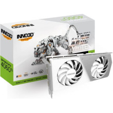 Inno3D GRAPHICS CARD INNO3D Geforce RTX 4060 TI TWIN X2 OC WH NVIDIA 8 GB GDDR6 DLSS 3