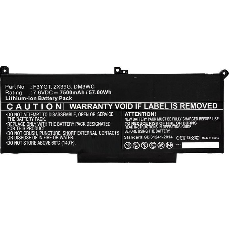 Microbattery Bateria MicroBattery Laptop Battery for Dell