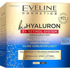 Eveline Eveline bioHYALURON 3xRetinol System 60+ Multiodżywczy Krem-Filler silnie odbudowujący 50ml