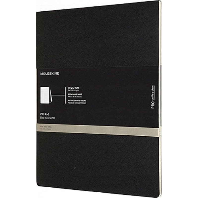 Moleskine Notes reporterski PRO PAD MOLESKINE Letter (21,59x27,94 cm), 96 stron, czarny