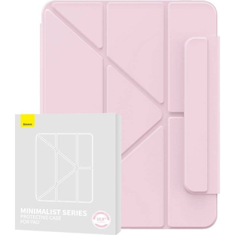 Baseus Etui na tablet Baseus Etui magnetyczne Baseus Minimalist do Pad 10 10.9” (baby pink)