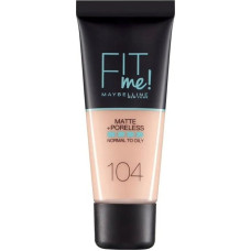 Maybelline Maybelline, Fit Me Matte + Poreless, Liquid Foundation, 104, Soft Ivory, 30 ml For Women