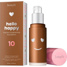 Benefit Benefit, Hello Happy, Brightening, Liquid Foundation, 10, Deep Warm, SPF 15, 30 ml For Women