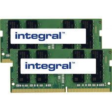 Integral Pamięć Integral Integral 32GB (2X16GB) LAPTOP RAM MODULE KIT DDR4 2133MHZ PC4-17000 UNBUFFERED NON-ECC SODIMM 1.2V 1GX8 CL15, 32 GB, 2 x 16 GB, DDR4, 2133 MHz, 260-pin SO-DIMM