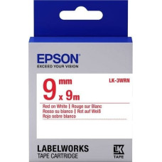 Epson Epson Epson Label Cartridge Standard LK-3WRN Red/White 9mm (9m)