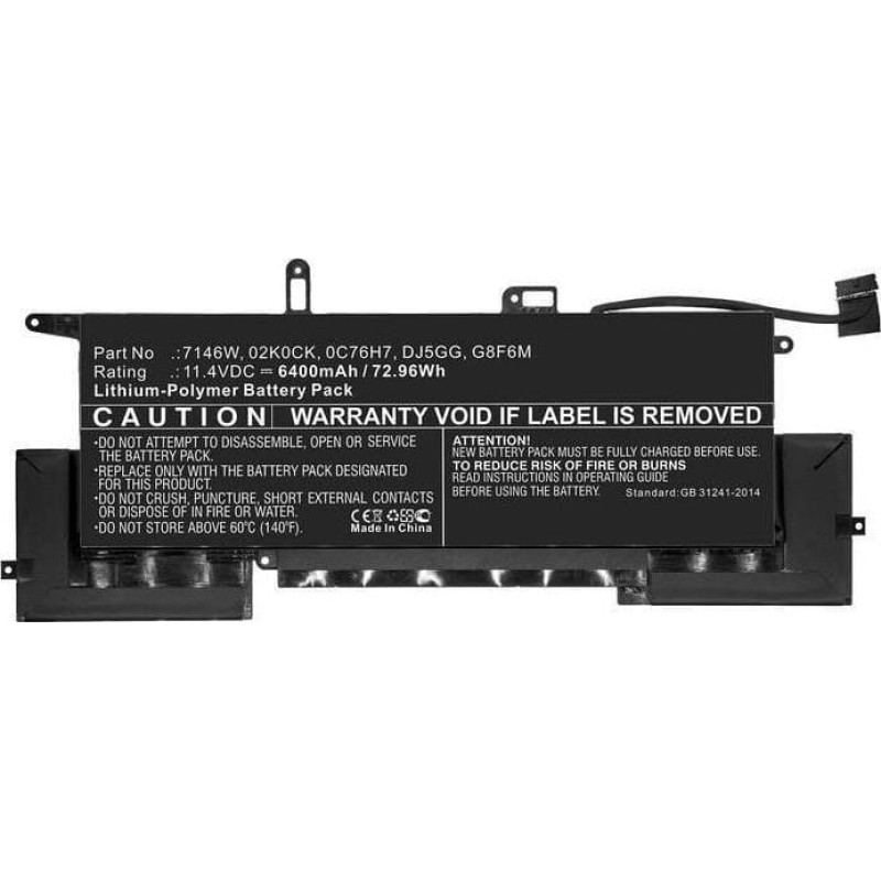 Coreparts Bateria CoreParts Laptop Battery for DELL