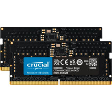 Crucial Pamięć do laptopa Crucial SODIMM, DDR5, 32 GB, 4800 MHz, CL40 (CT2K16G48C40S5)