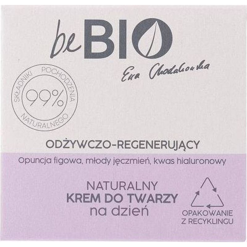 Bebio Naturalny krem do twarzy na dzień odżywczo-regenerujący 50ml