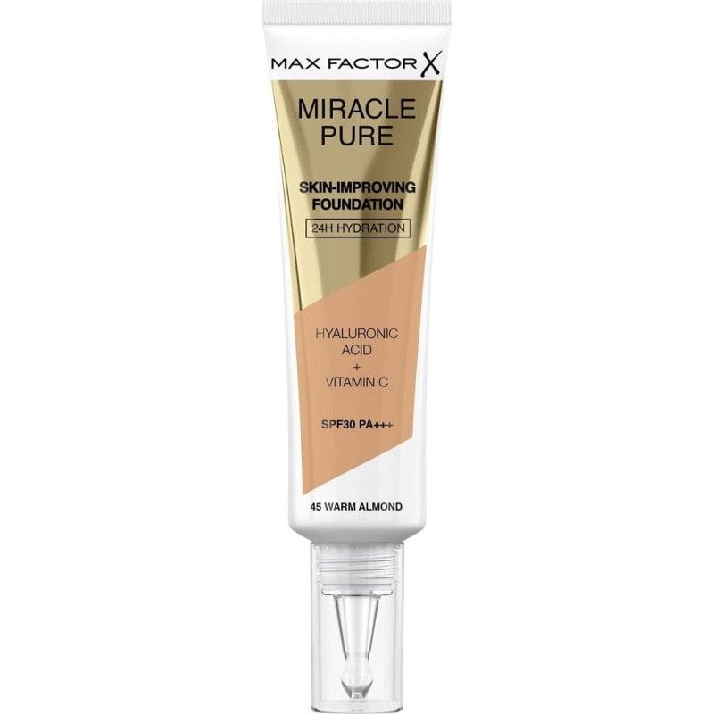 Max Factor MAX FACTOR_Miracle Pure Skin Improving Foundation SPF30 PA+++ 44 Warm Almond 30ml