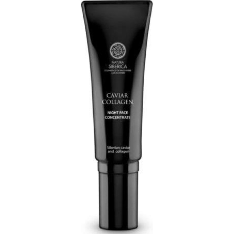 Natura Siberica Caviar Collagen Night face concentrate against first signs of aging, 30 ml