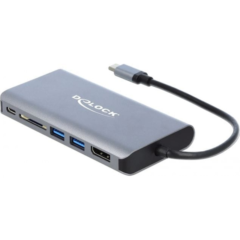 Delock Stacja/replikator Delock 4K Dock USB-C (87683)