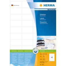 Herma Etykiety Premium A4, białe, papier matowy, 8000 szt (4610)