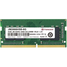 Transcend Pamięć do laptopa Transcend JetRam, SODIMM, DDR4, 8 GB, 2400 MHz, CL19 (JM2666HSB-8G)