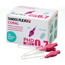 Tandex Tandex (25 szt.) szczoteczek Flexi Micro Fine Coral (różowy))