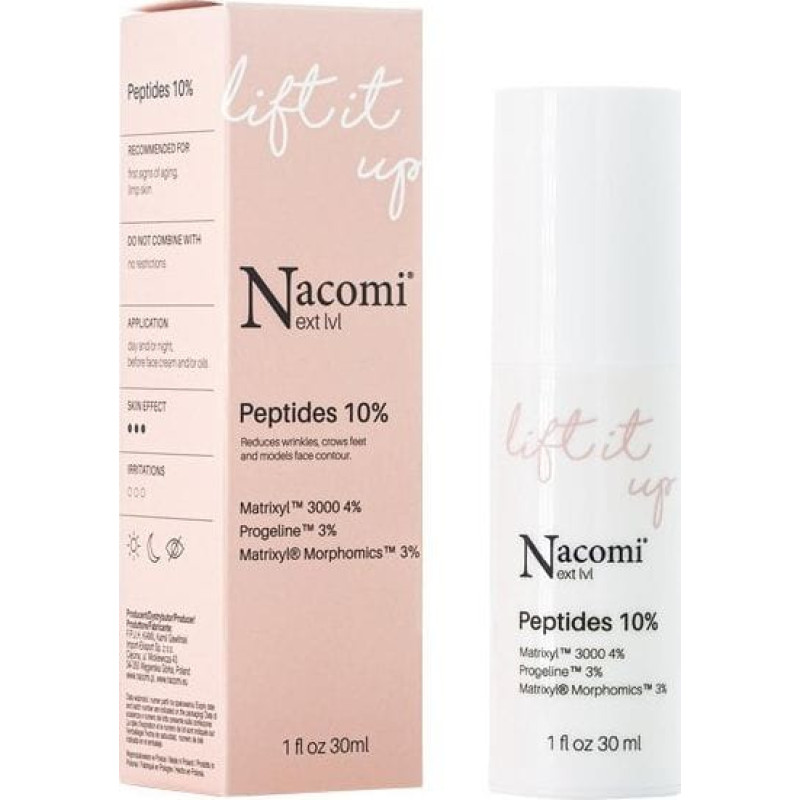 Nacomi Next Level Peptides 10% serum z peptydami