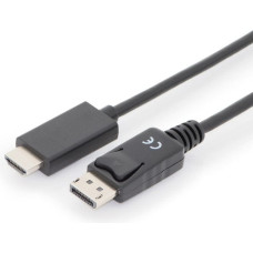 Assmann Kabel Assmann DisplayPort - HDMI 3m czarny (AK-340303-030-S)