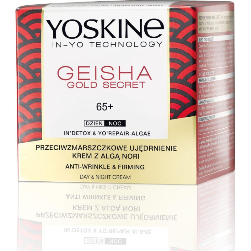 Yoskine Geisha Gold Secret 65+ Krem przeciwzmarszczkowe ujędrnienie