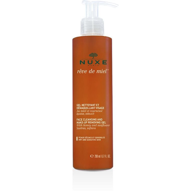 Nuxe Reve de Miel Face Cleansing Gel - żel do mycia i demakijażu twarzy 200ml