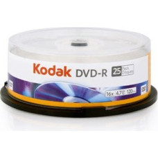 Kodak DVD-R 4.7 GB 16x 25 sztuk (3936177 /1410325)