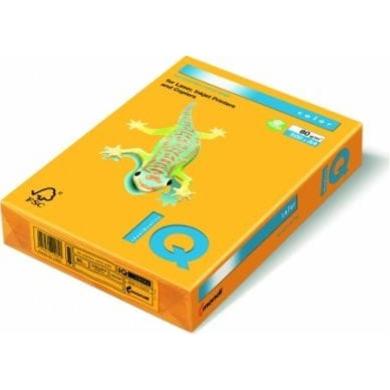 Iq Color Papier ksero IQ Color A4 80g pomarańczowy 500 arkuszy