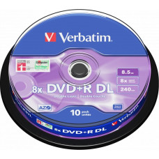 Verbatim DVD+R DL 8.5 GB 8x 10 sztuk (43666)