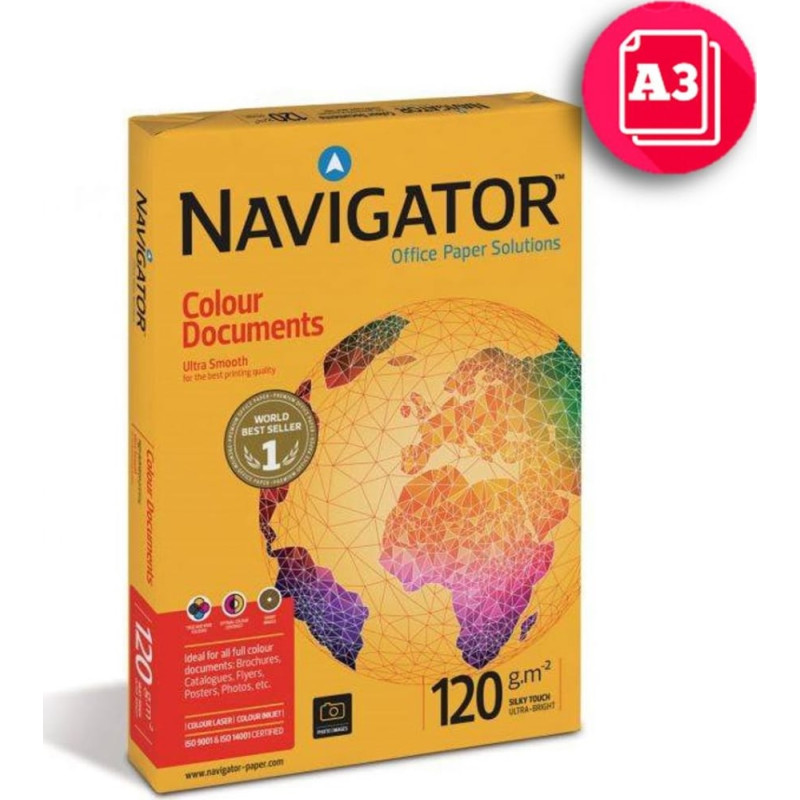 Igepa Papier ksero Navigator A3 120g 500 arkuszy