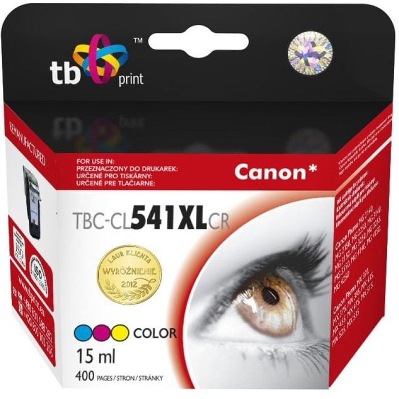 TB Tusz TB TBC-CL541XLCR (Canon CL-541XL) Kolor