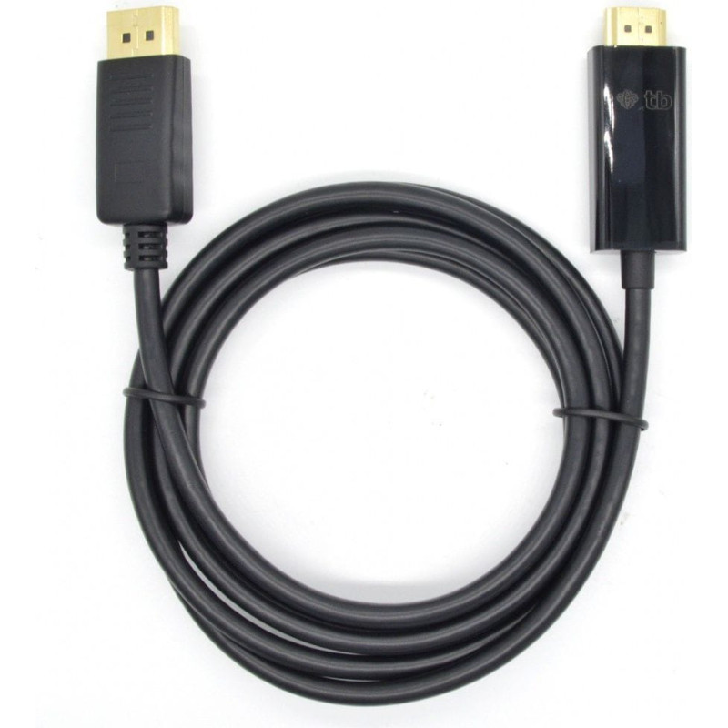 Tb Print Kabel TB Print DisplayPort - HDMI 1.8m czarny (AKTBXVDMHMDP18B)