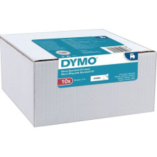 Dymo Dymo taśma do drukarek etykiet, D1 40913 | 9mm x 7m | czarny / biały | 10 sztuk