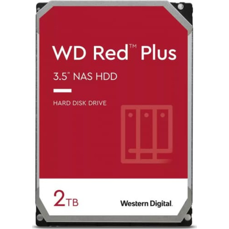 WD Dysk WD HDD SATA 2TB 6GB/S 64MB/RED WD20EFPX WDC