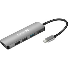 Sandberg Stacja/replikator Sandberg Mini Dock USB-C (136-32)