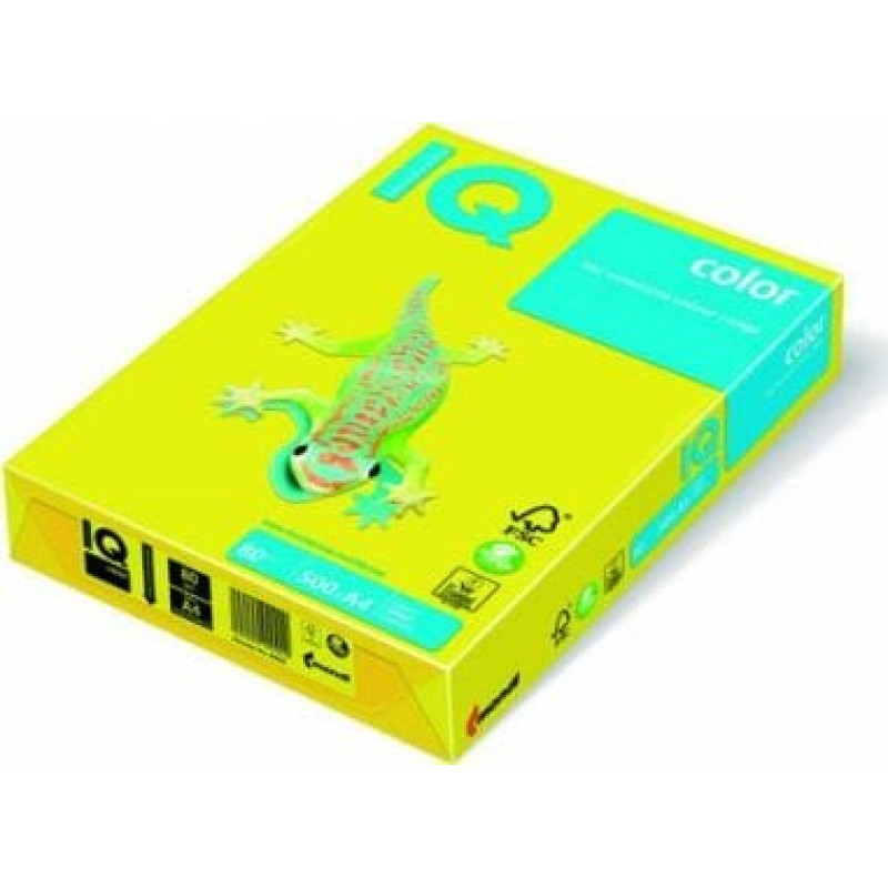 Iq Color Papier ksero IQ Color A4 80g żółty 500 arkuszy