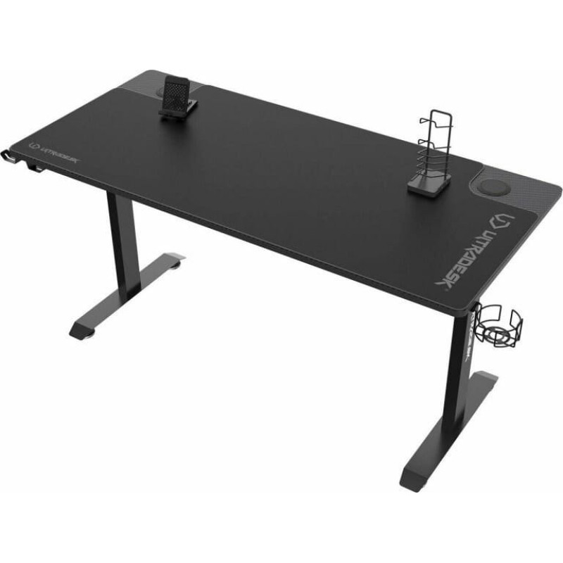 Ultradesk Biurko Ultradesk Momentum Czarne 152 cmx70 cm  1 szt