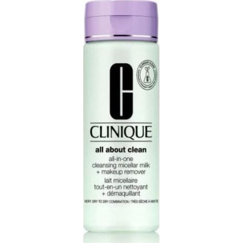 Clinique All About Clean All-In-One delikatne mleczko oczyszczające do skóry suchej i bardzo suchej 200ml