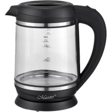 Maestro Feel-Maestro MR060 electric kettle 1.7 L Black, Transparent 2200 W