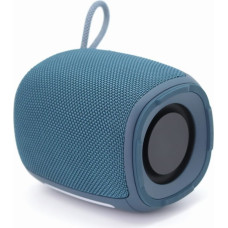 Gembird SPK-BT-LED-03-B portable Bluetooth speaker with RGB LED Light Blue 5W