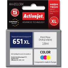 Activejet AH-651CRX ink for HP printer; HP 651 C2P11AE replacement; Premium; 18 ml; color