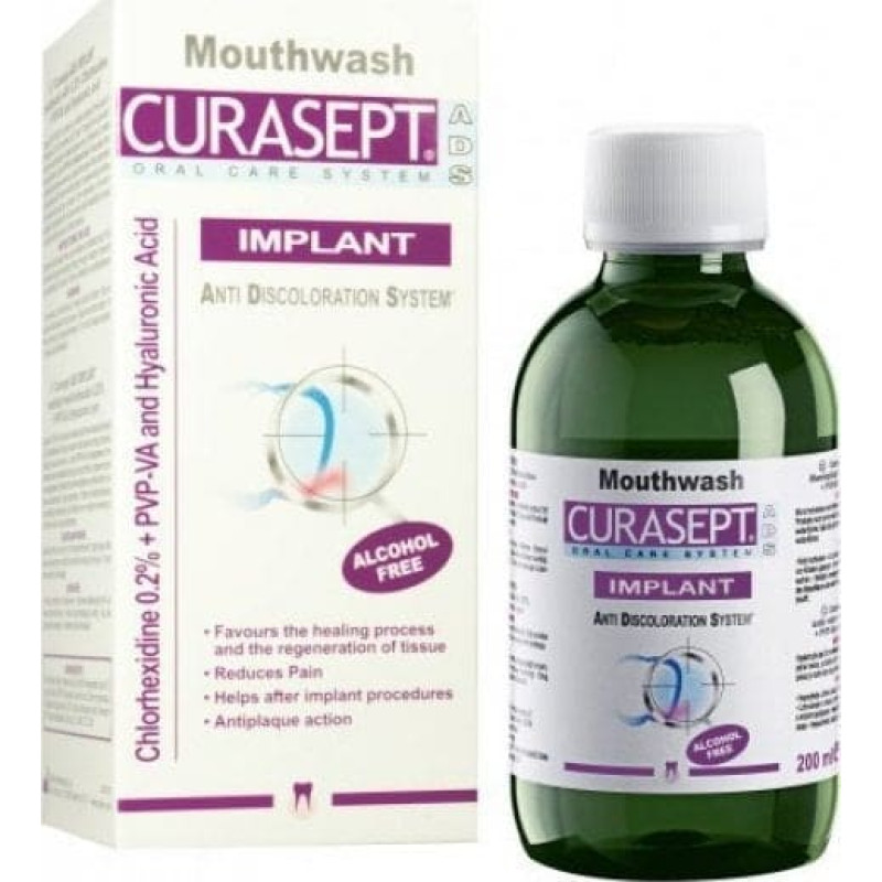 Curasept CURASEPT PŁYN 200ml 0.2% ADS IMPLAN