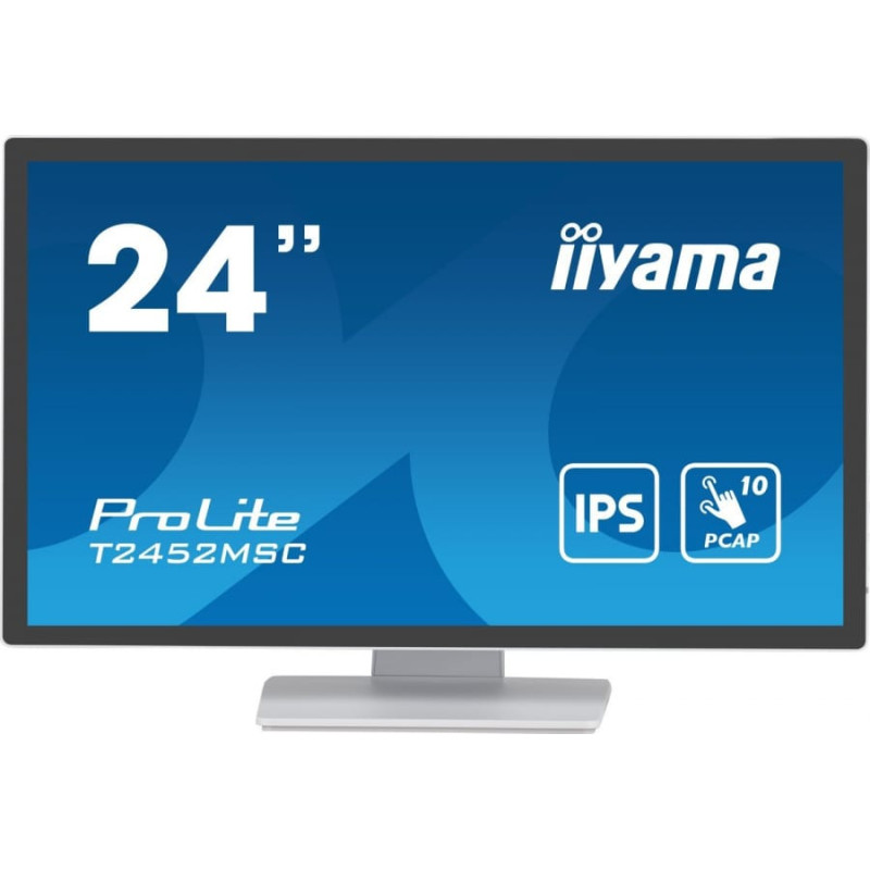 Iiyama Monitor iiyama T2452MSC-W1 24IN WHITE BONDED P