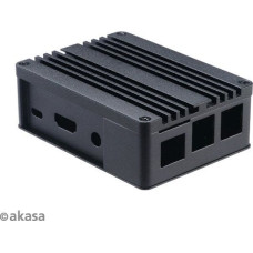 Akasa Komputer Akasa Akasa Raspberry Pi (Model 3B+ /B) Gehäuse, Aluminium - schwarz