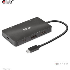 Club 3D HUB USB Club 3D Club3D USB-7-in1-HUB USB-C > 2xDP/2xUSB/2xUSB-C/RJ45 100W retail