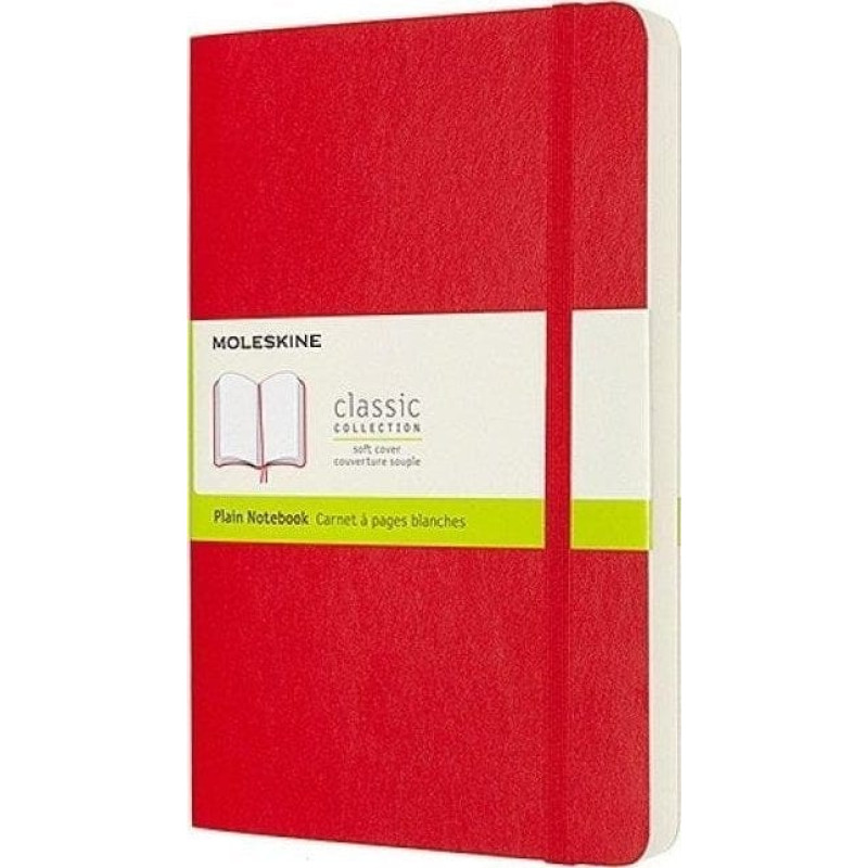 Moleskine Notes Classic L 13x21cm gładki czerwony