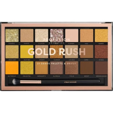 Profusion Profusion Gold Rush Eyeshadow Palette paleta 21 cieni do powiek z pędzelkiem