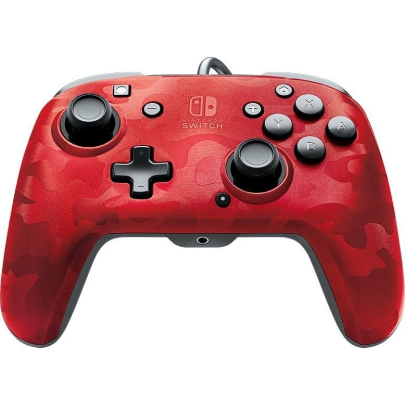 PDP Pad PDP PDP SWITCH Pad przewodowy Delux+ Audio CAMO CZERWONY