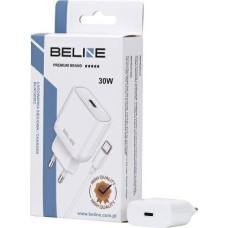 Beline Ładowarka Beline Ładowarka sieciowa 30W GaN USB-C + kabel USB-C, biały