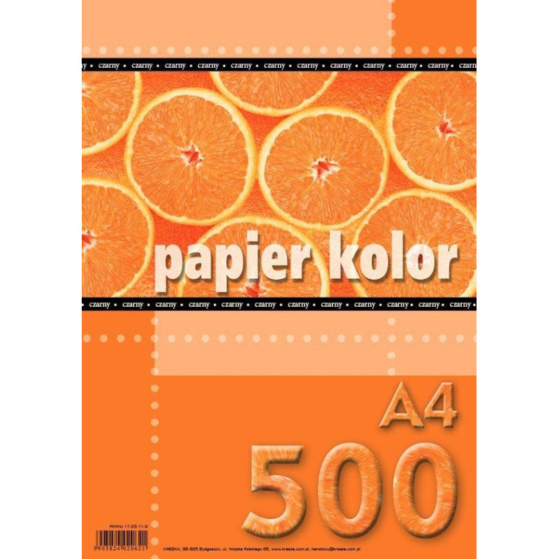 Kreska Papier ksero A4 80g czarny 500 arkuszy