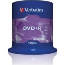 Verbatim DVD+R Matt Silver 4.7 GB 100 pc(s)