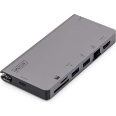 Digitus Stacja/replikator Digitus DA-70877 USB-C