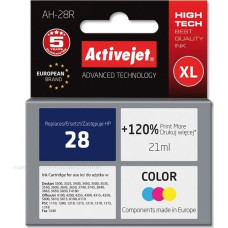 Activejet AH-28R ink for HP printer, HP 28 C8728A replacement; Premium; 21 ml; color