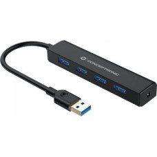 Conceptronic HUB USB Conceptronic HUB USB Conceptronic Czarny